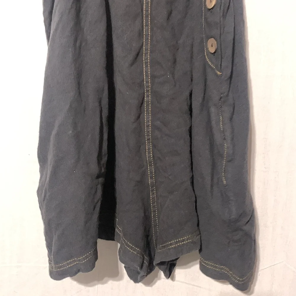 Urban Outfitters Dark Gray Shorts Overalls Romper - Picture 4 of 6